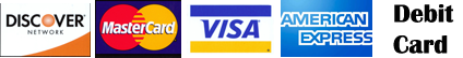 master card, visa, debit